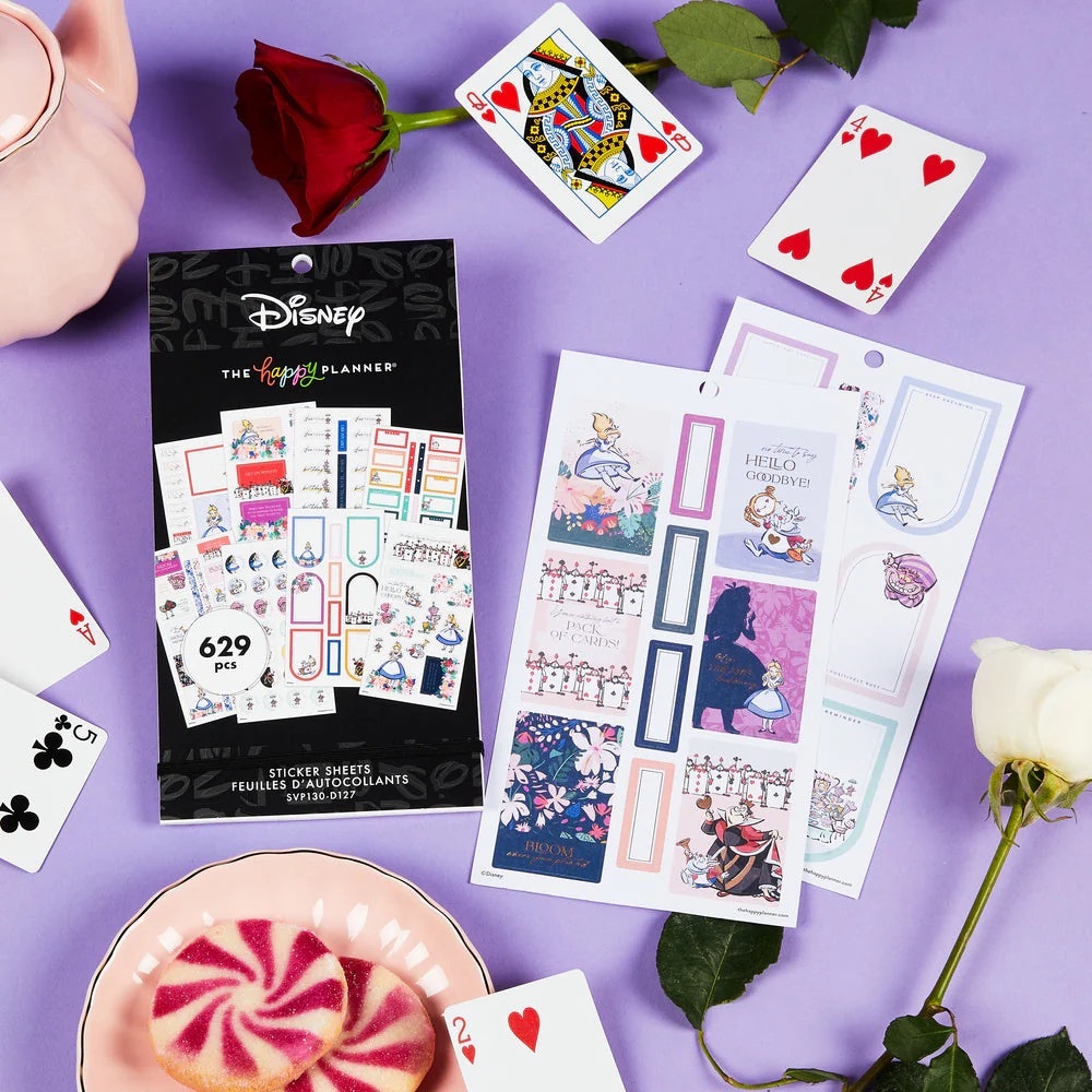 Disney x The Happy Planner - Alice in Wonderland Stickers